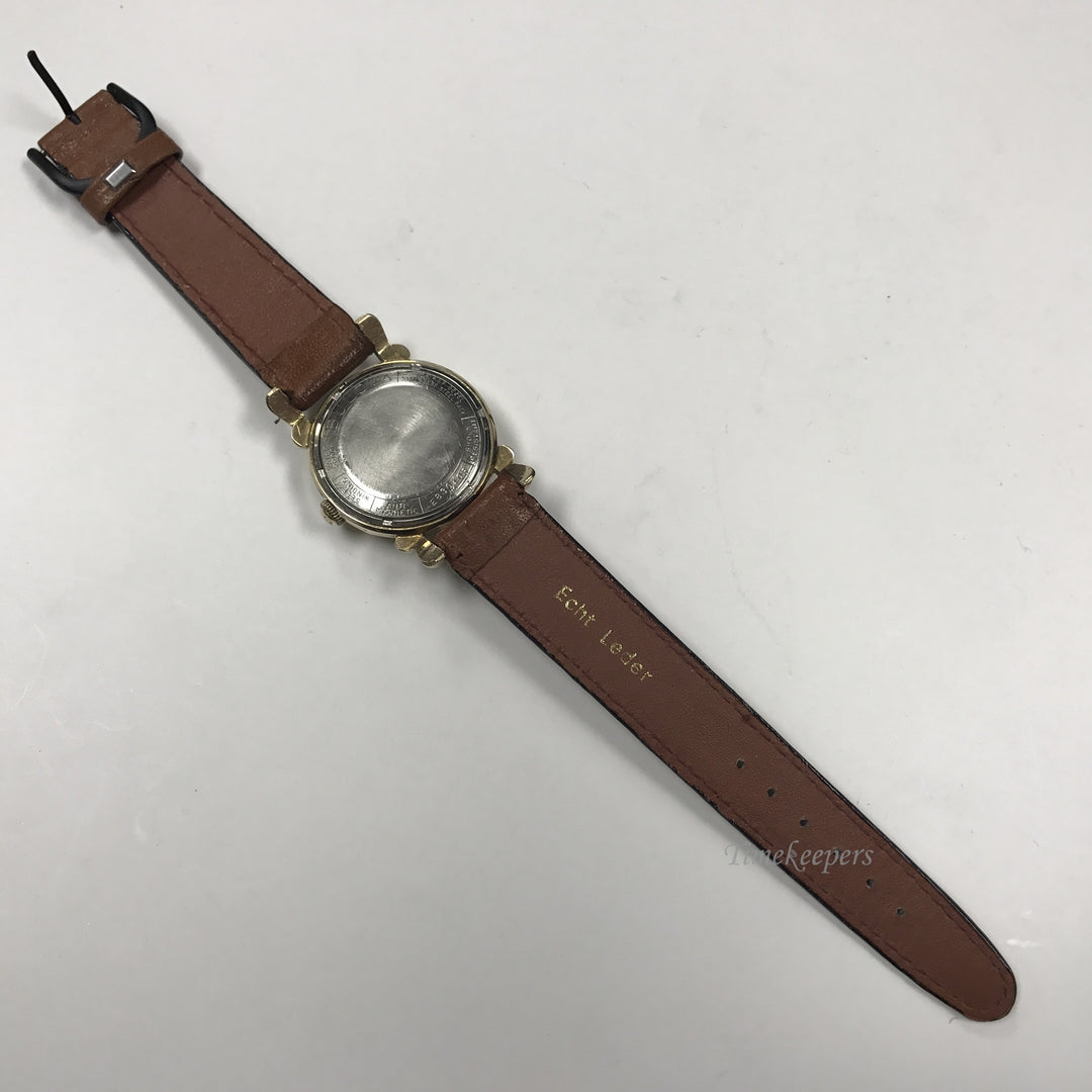 d325 Vintage Original Bulova 10K RGP Stainless Back Automatic Swiss Wrist Watch