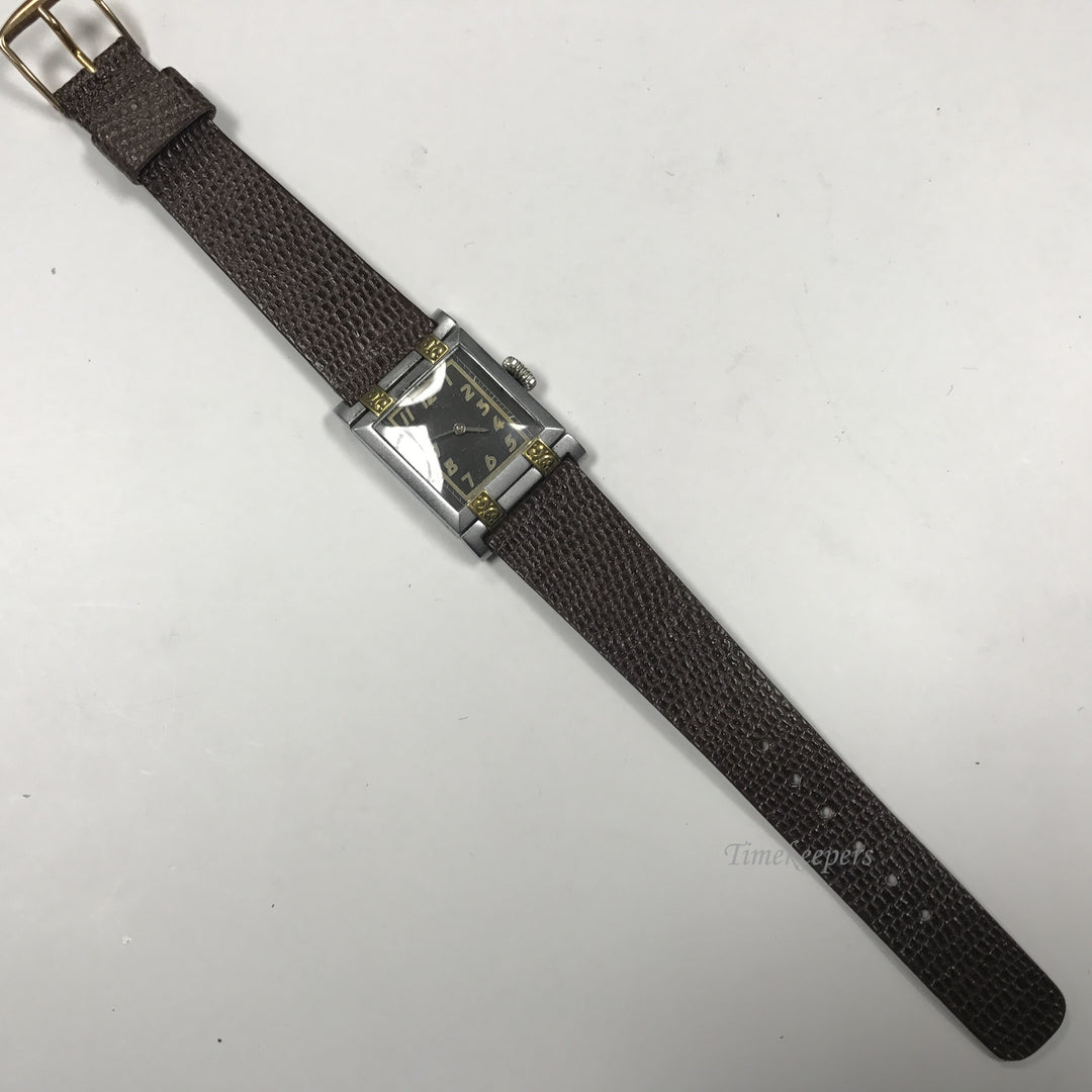 d326 Vintage Original Meret W Swiss 15J 3Adj. Silver Tone Mechanical Wrist Watch