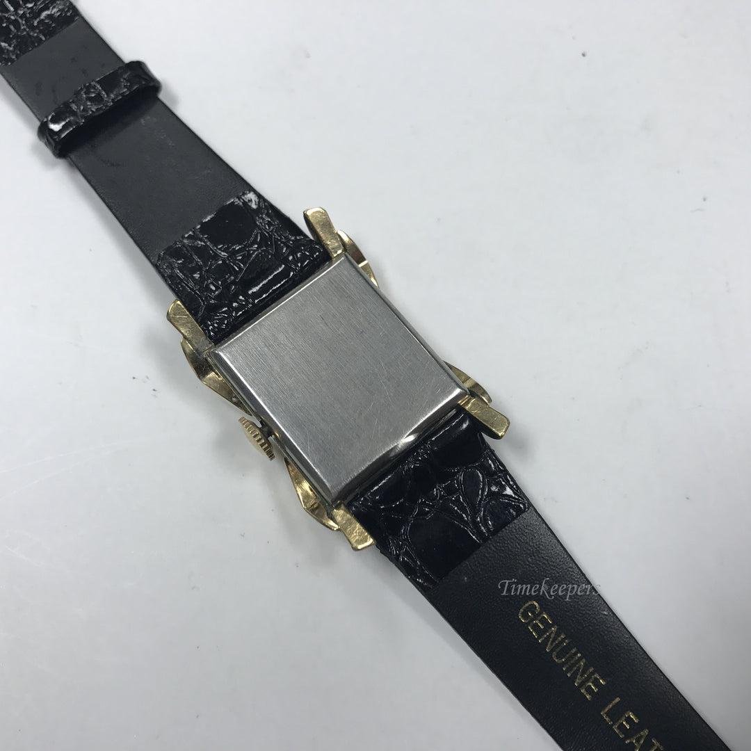 d346 Vintage Swiss Clarin 17Jewels Gold Tone Mechanical Men's Wrist Watch