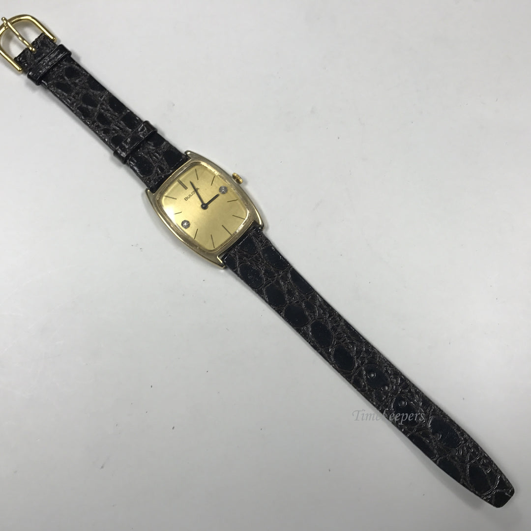 d348 Vintage Original Bulova 10K Rolled Gold Plate Mechanical Men's Wrist Watch