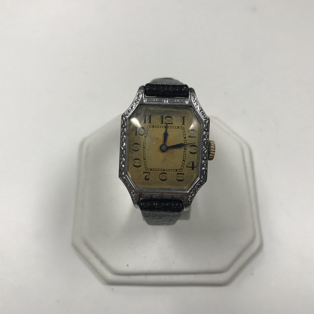 d350 Vintage Original 14K Rolled Gold Plate Mechanical Men's Wrist Watch