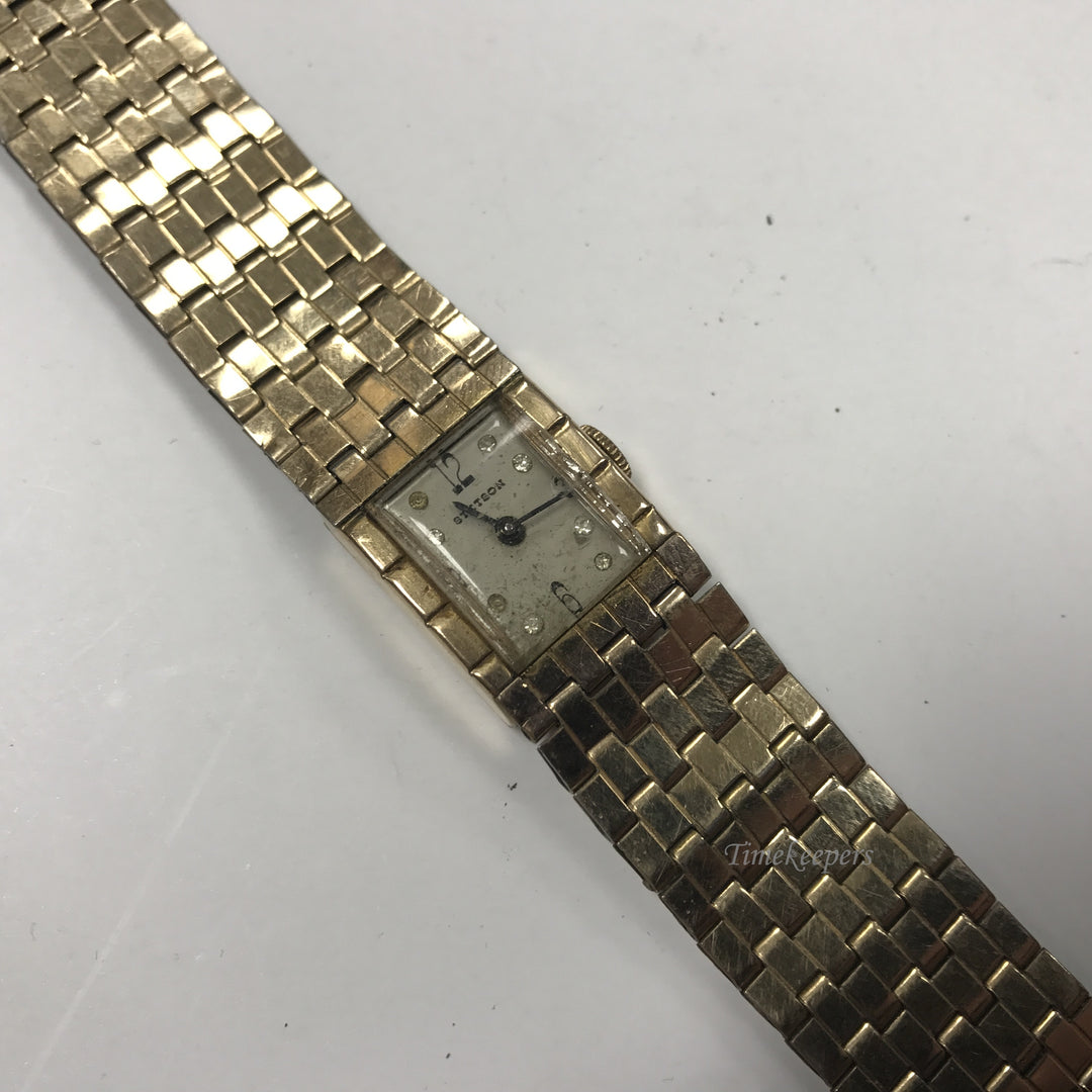 d404 Vintage Original Stetson 12K RGP Gold Tone Mechanical 17J Wrist Watch