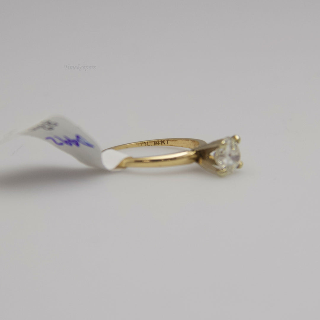 d492 Stunning 14kt Yellow Gold Diamond Engagement Ring