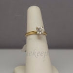 d492 Stunning 14kt Yellow Gold Diamond Engagement Ring