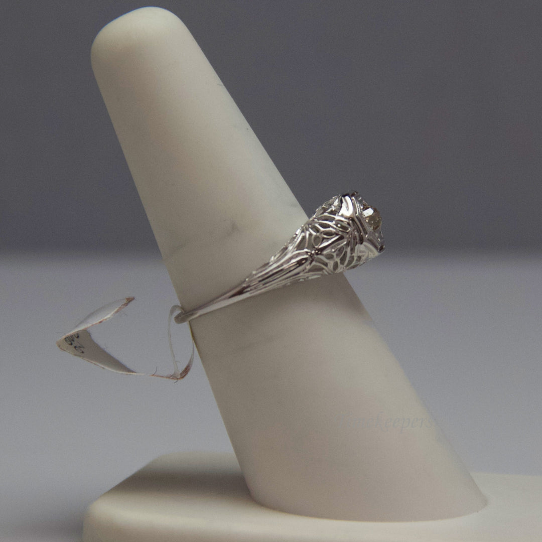 d504 Gorgeous 18kt White Gold Diamond Ring