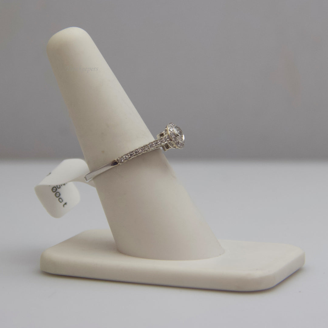 d529 14k White Gold Diamond Ring