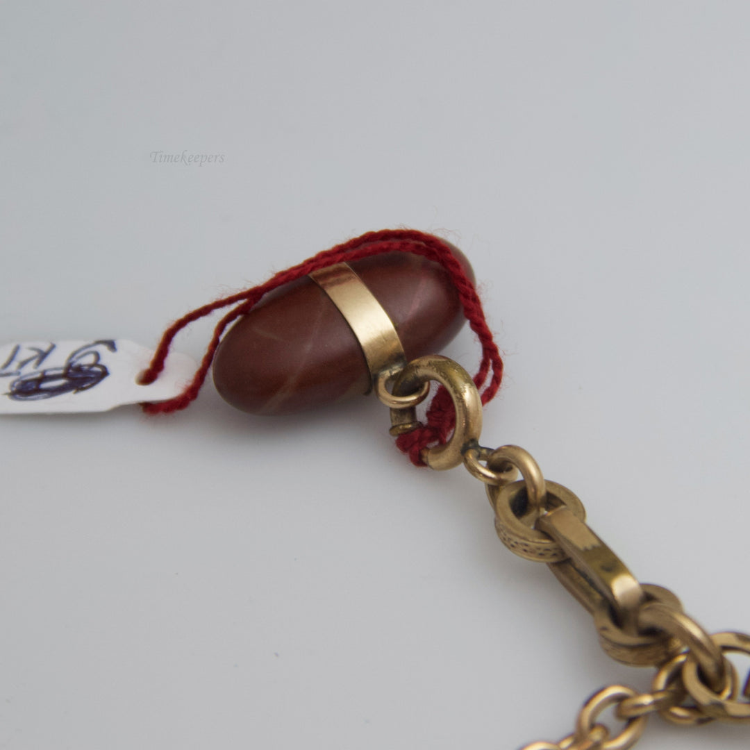 d613 Sophisticated 9k Yellow Gold &amp; Gold Filled Pocket Watch Chain