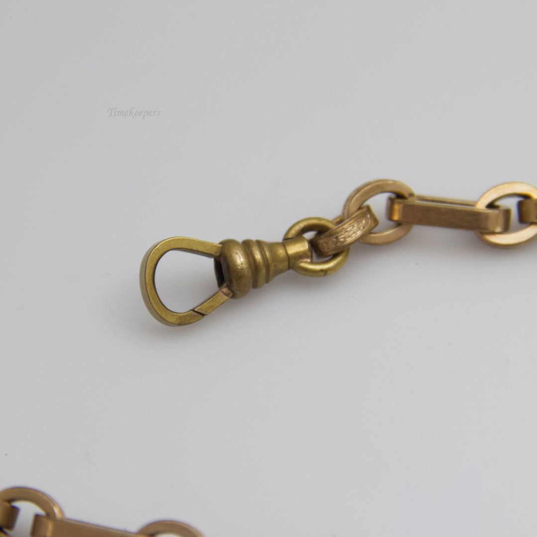 d613 Sophisticated 9k Yellow Gold &amp; Gold Filled Pocket Watch Chain