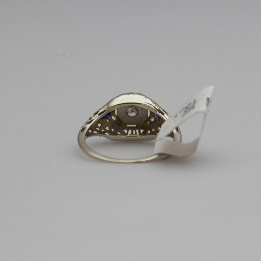 d633 Dazzling 14k White Gold Diamond Engagement Ring