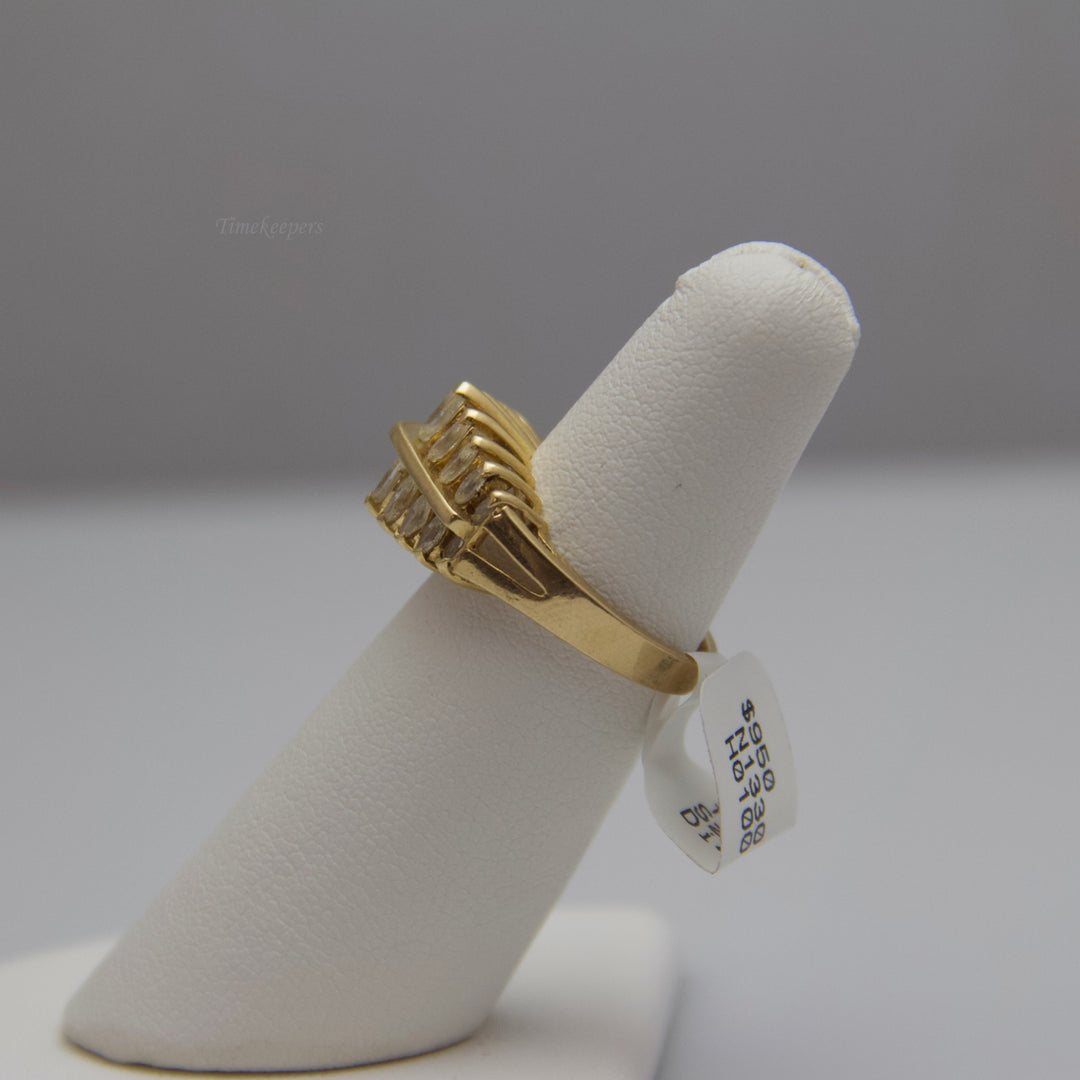 d662 14k Yellow Gold Diamond Ring