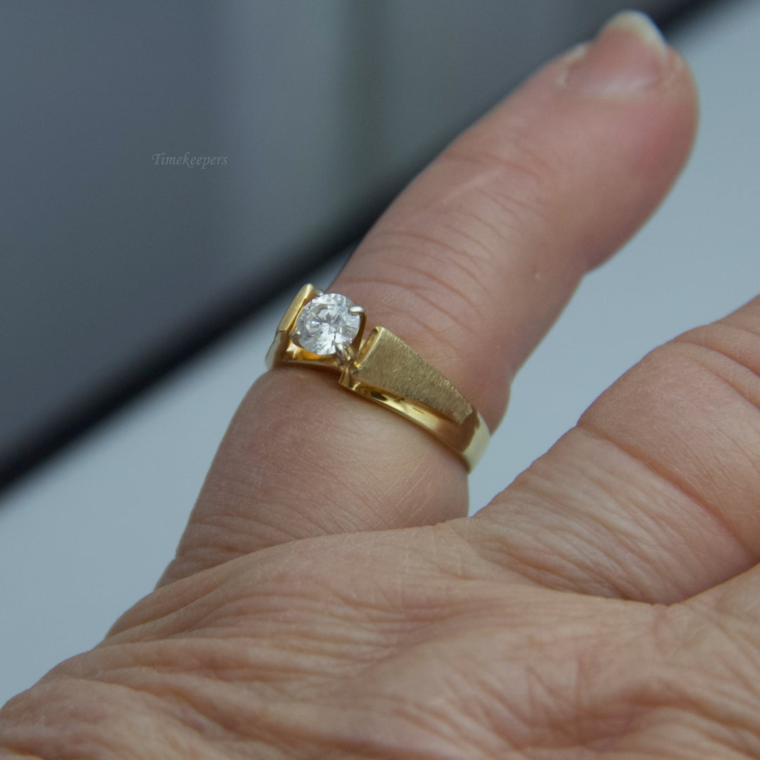 d665 Magnificent 14k Yellow Gold Diamond Engagement Ring