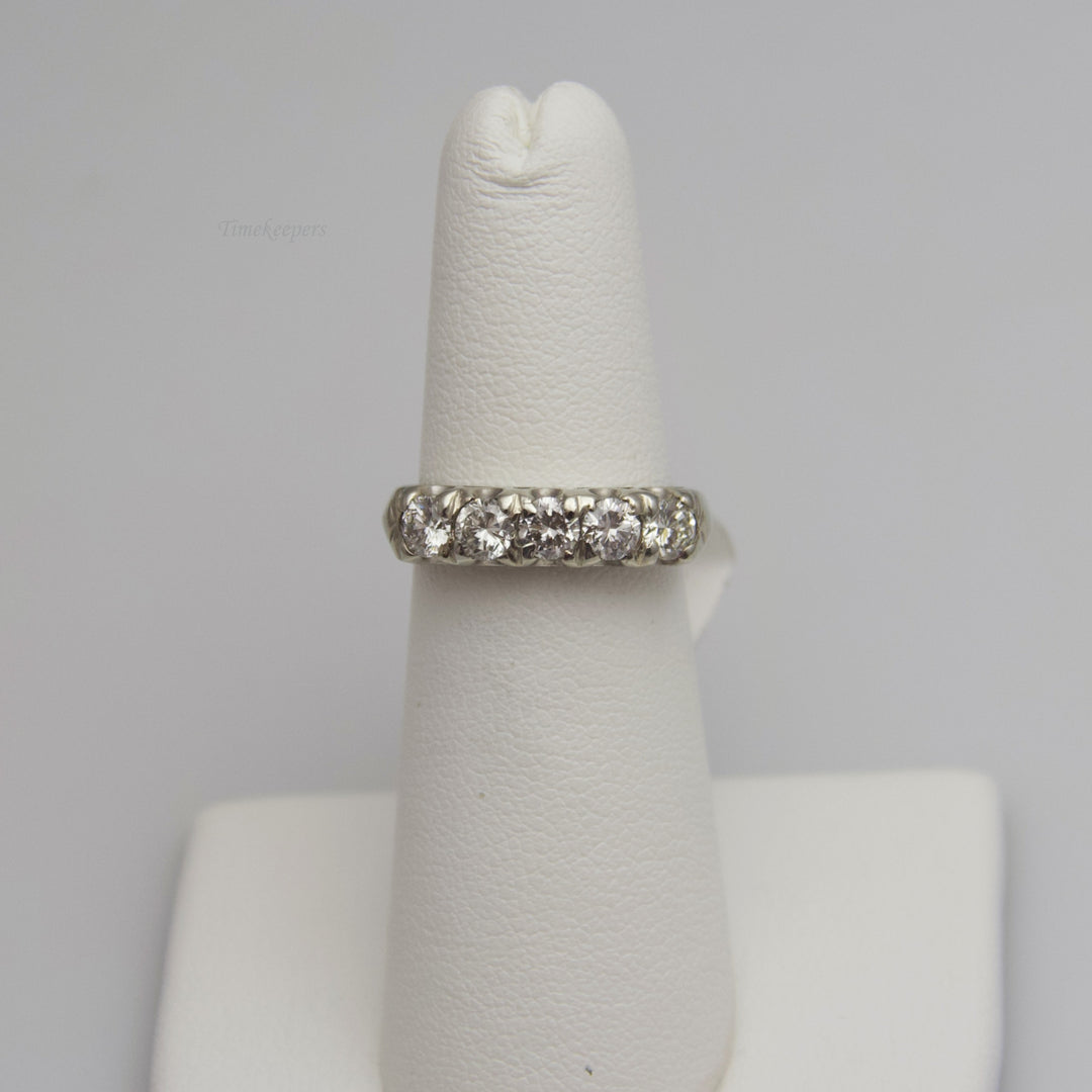 d670 Gorgeous 14k White Gold Diamond Ring