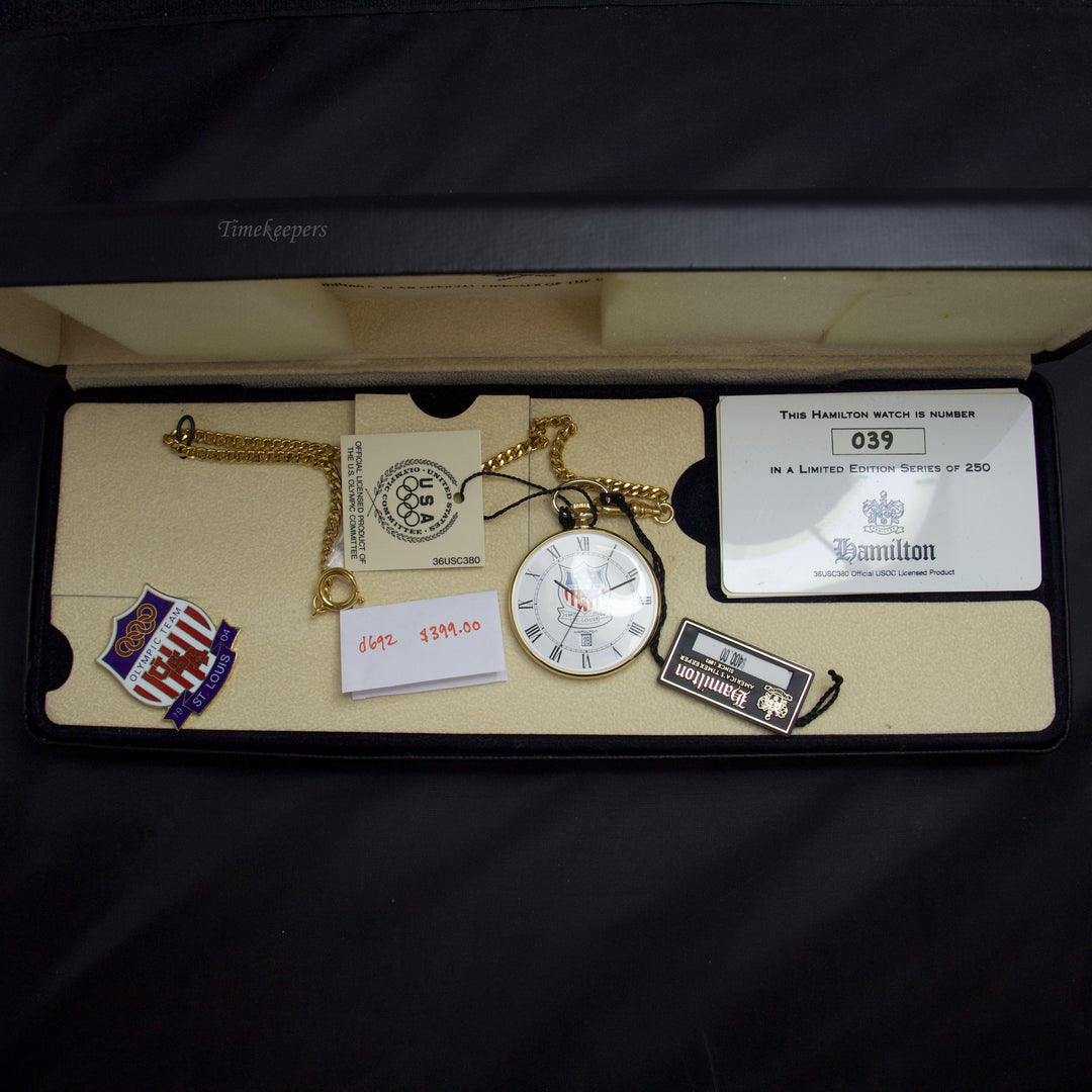 d692 Hamilton 1904 Olympic Team Saint Louis Watch