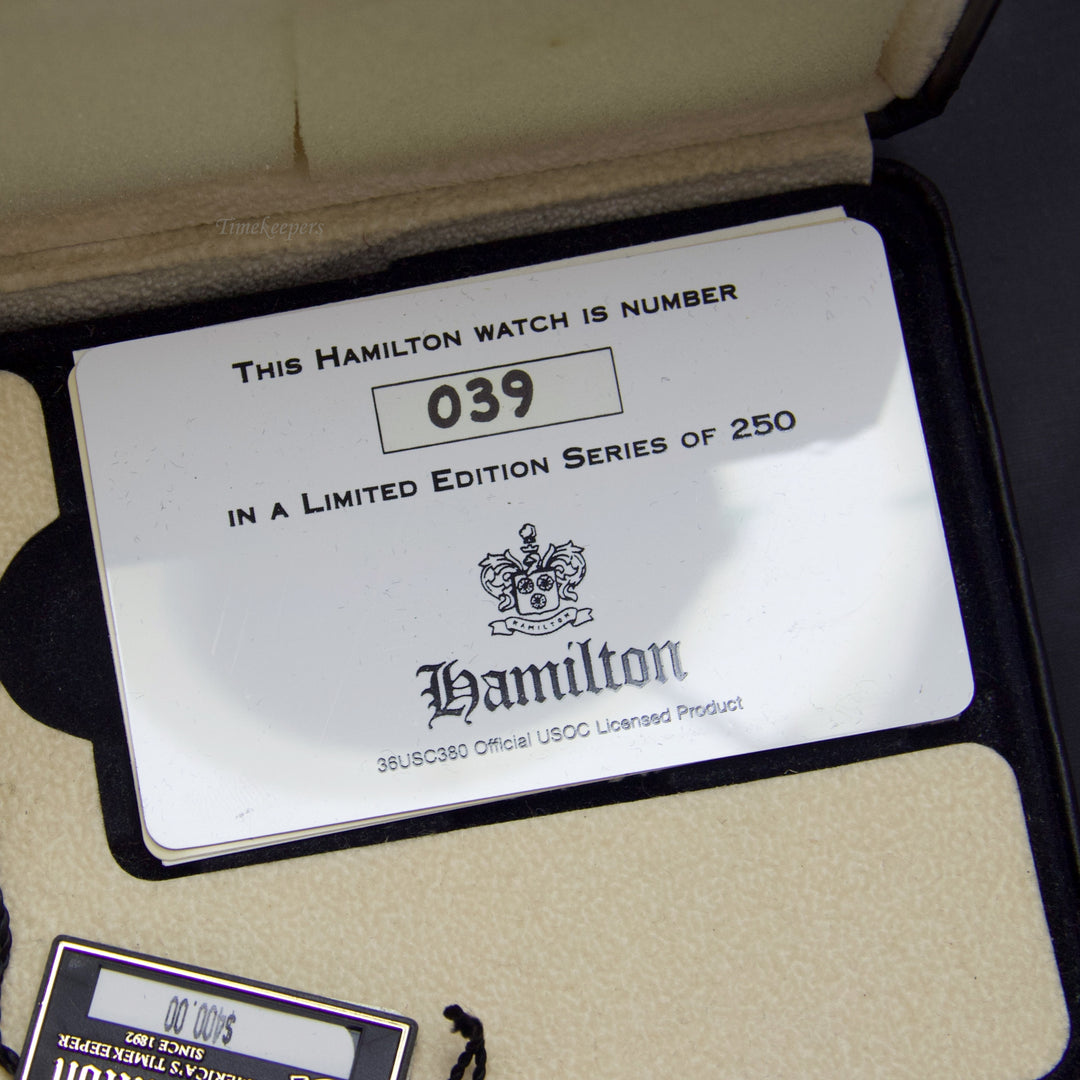 d692 Hamilton 1904 Olympic Team Saint Louis Watch