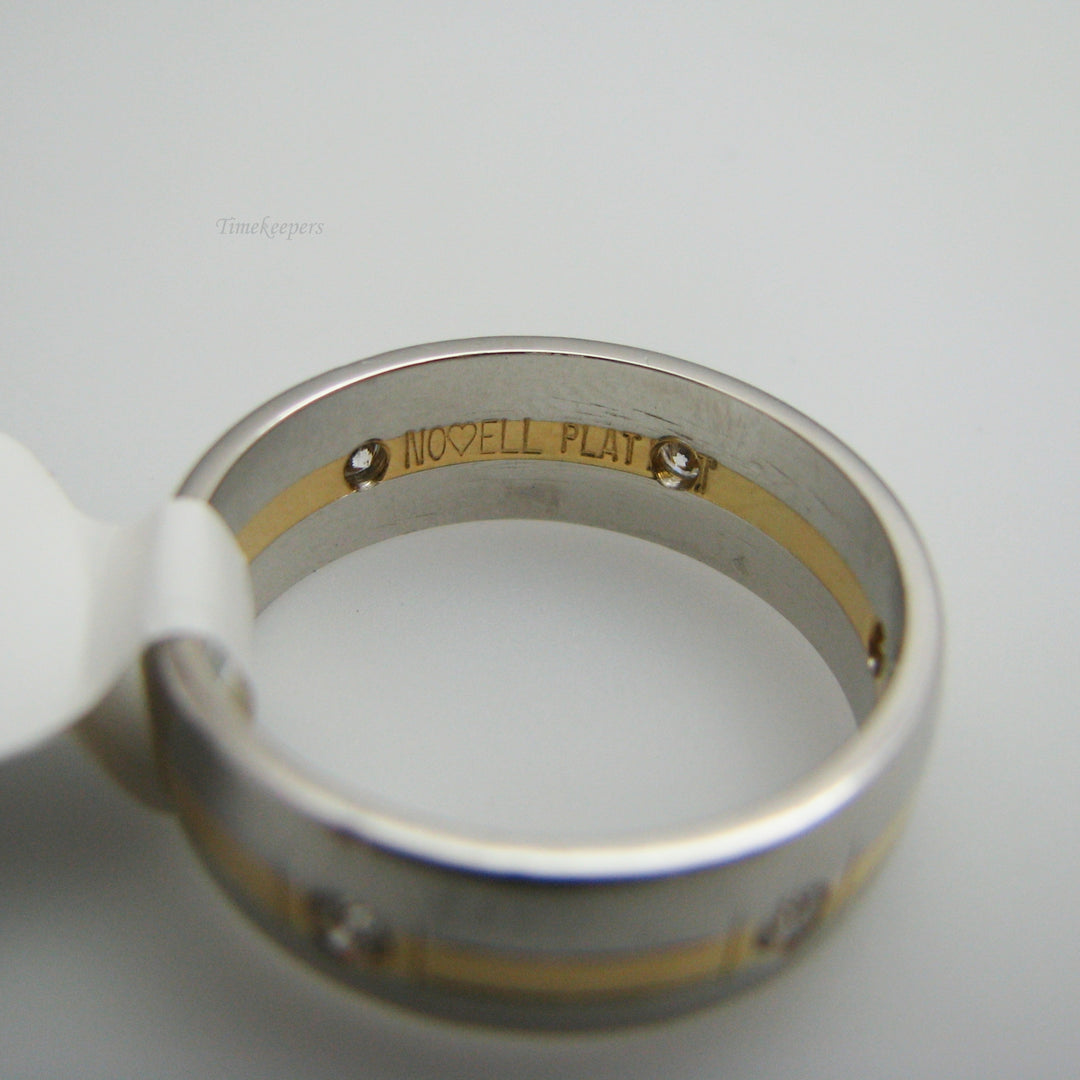 d826 Elegant Platinum 18k White Gold Diamond Wedding Band