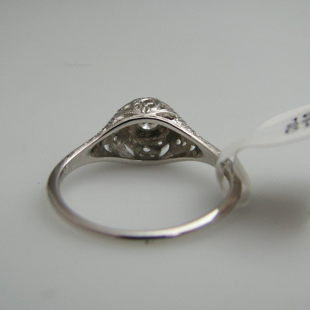 d846 Stunning 18k White Gold Diamond Engagement Ring