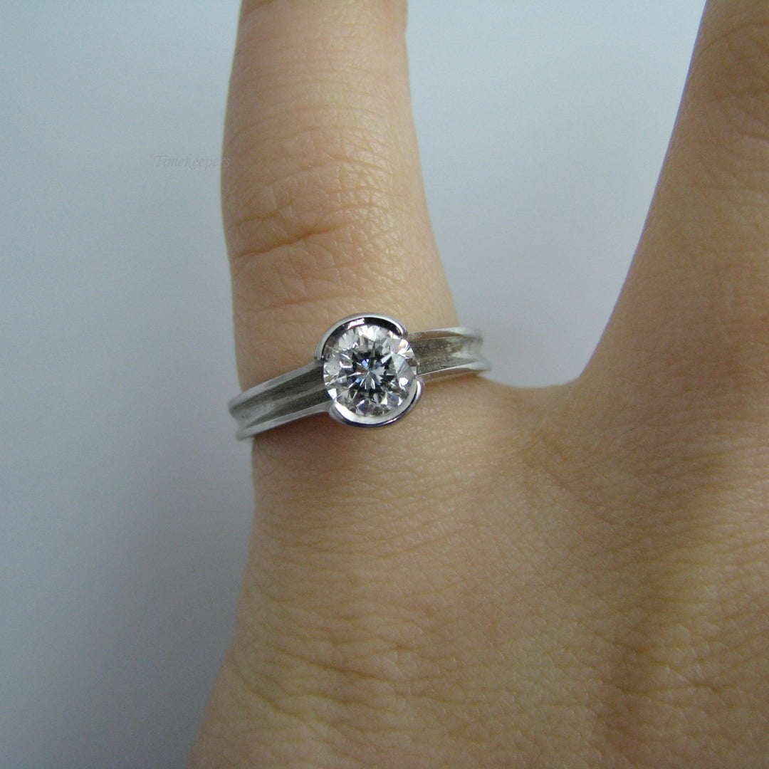 d848 Gorgeous Platinum Diamond Engagement Ring