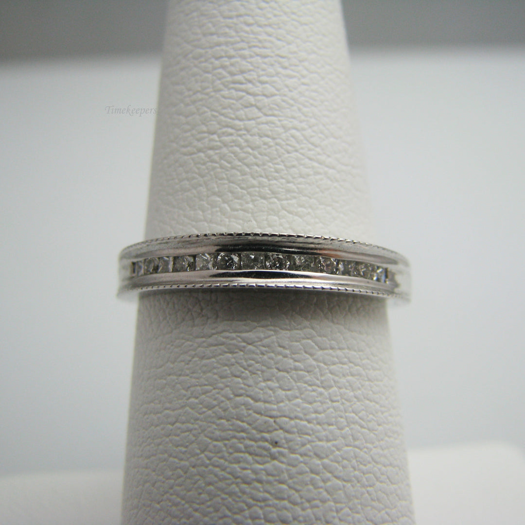 d865 Gorgeous 14k White Gold Diamond Wedding Ring Set