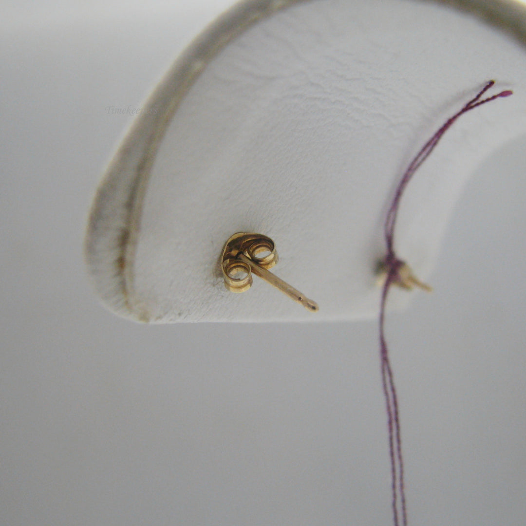 d919 Gorgeous 14k Yellow Gold Diamond Stud Earrings