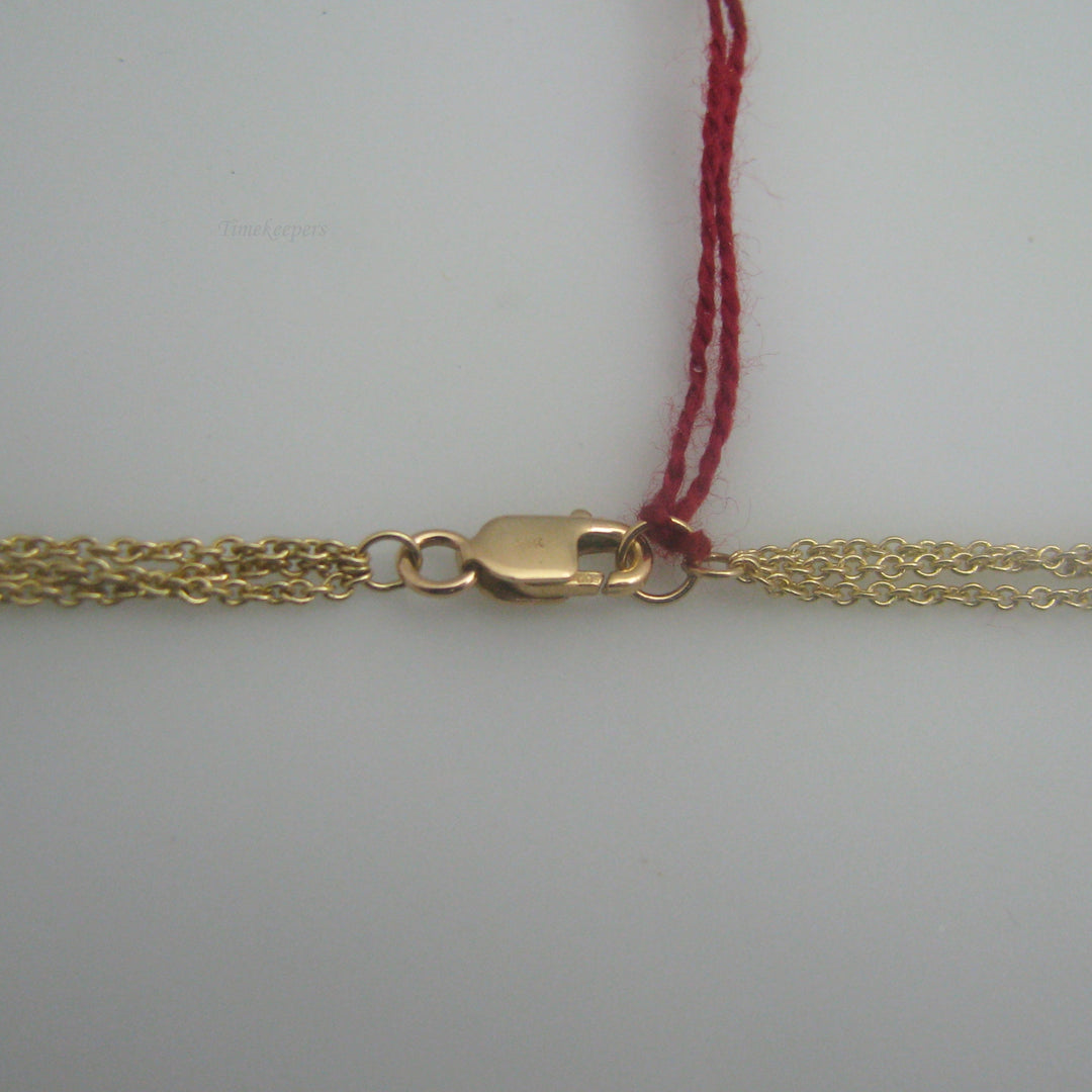 d946 Elegant 14k Yellow Gold Pearl Necklace