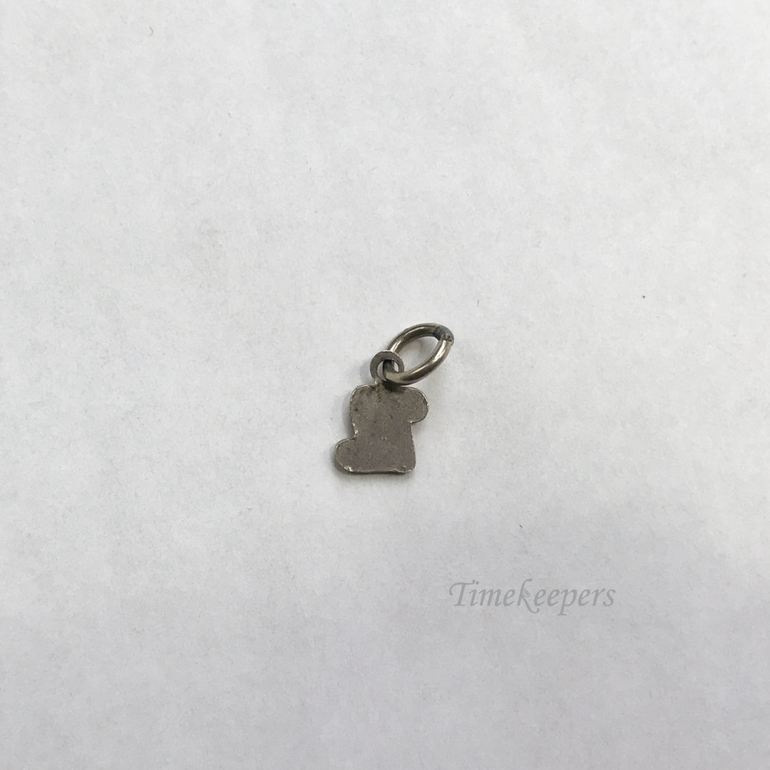 e050 Vintage Sterling Silver Diploma Charm Pendant