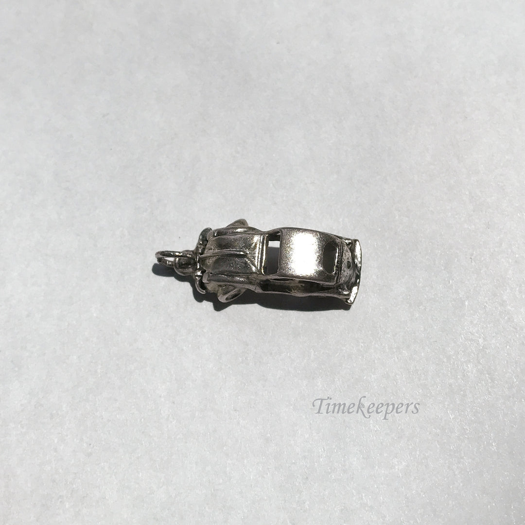 e117 Vintage Sterling Silver Old Fashion Car Charm Pendant