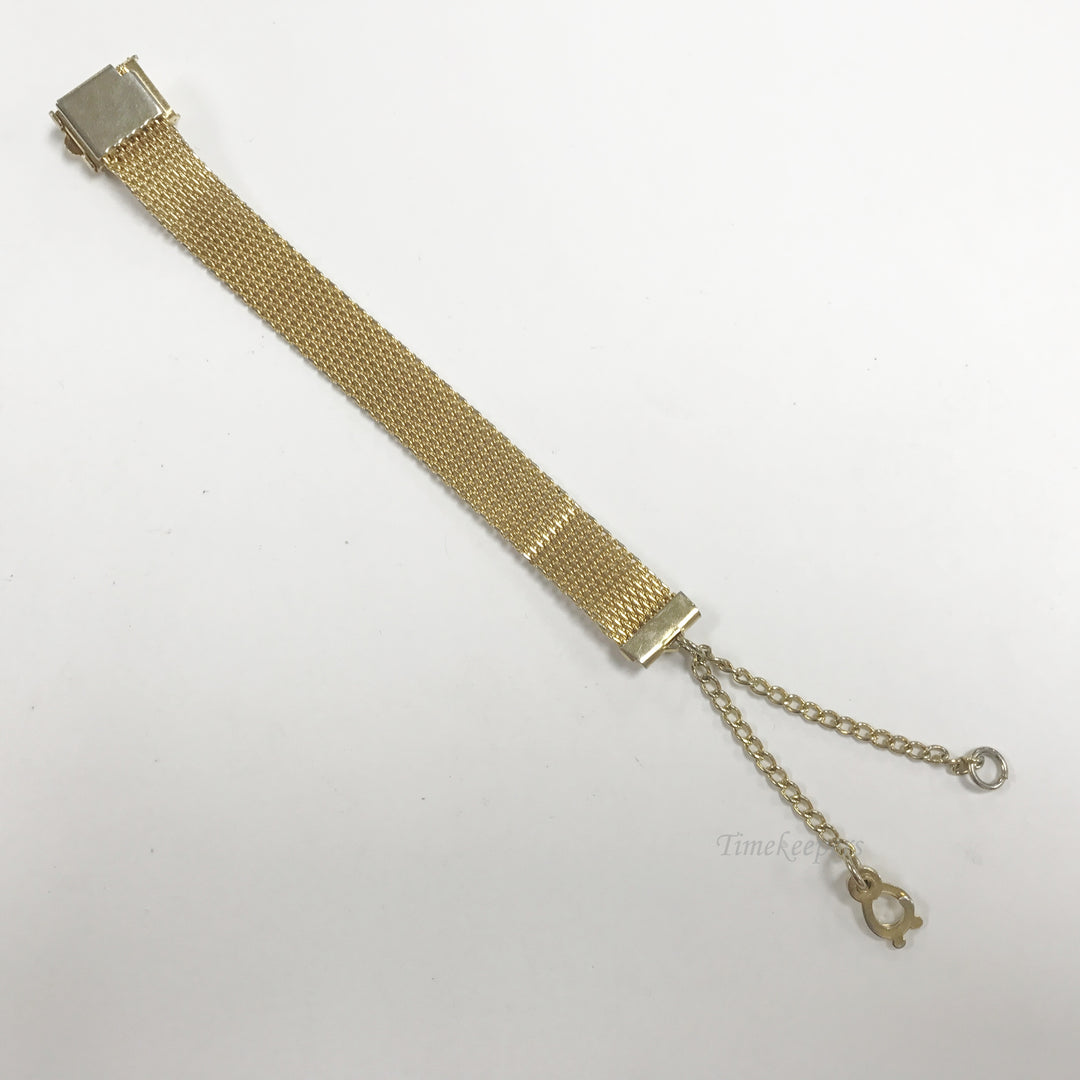 e497 Antique Mesh Fob Waist Clip Pocket Watch Chain Gold Filled