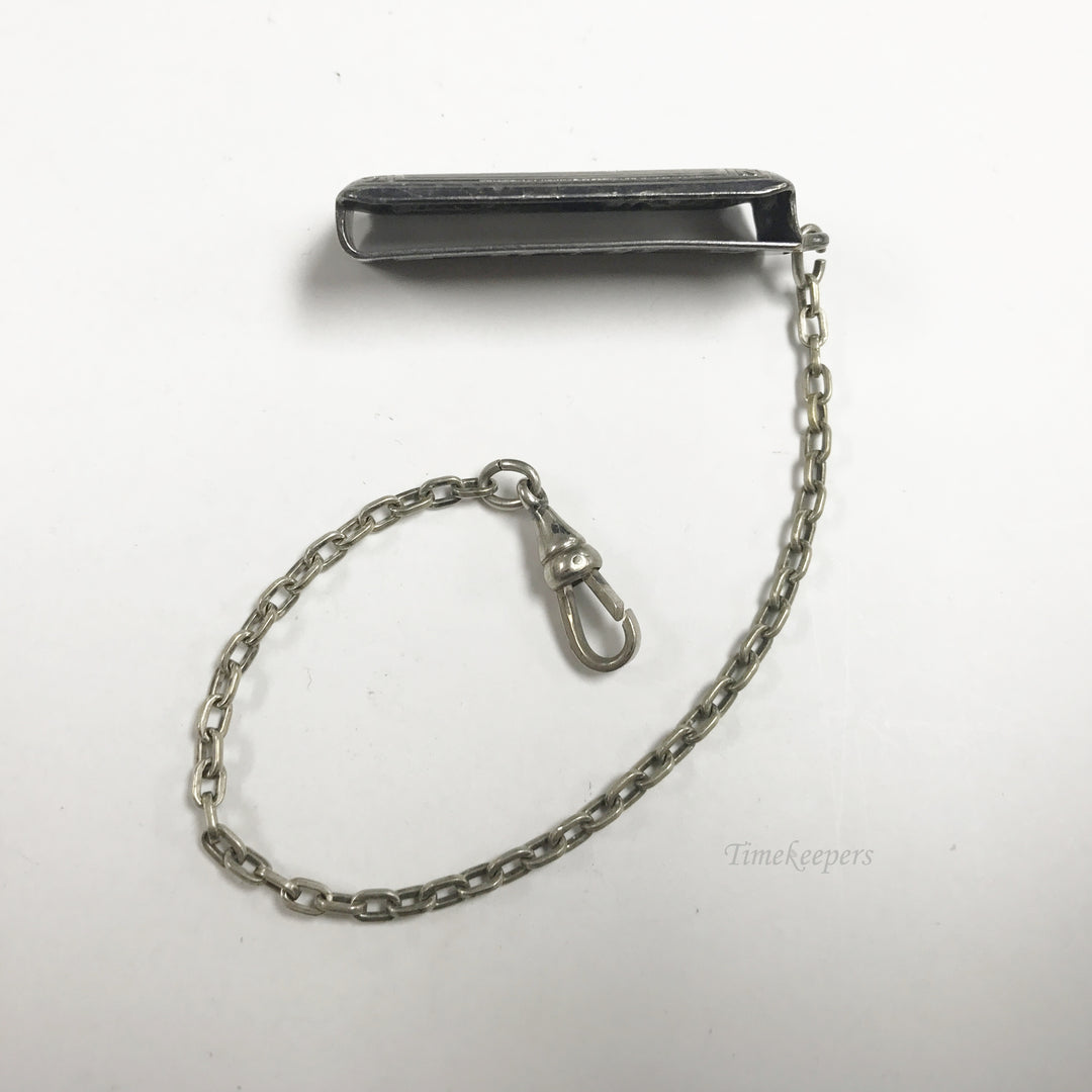 e580 Antique Waist Belt Clip Pocket Watch Chain Spring Clasp