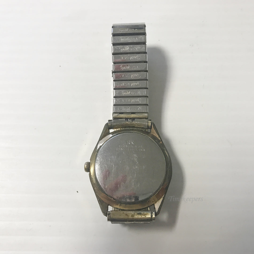 e606 Vintage Elgin Germany Stainless Steel Men's Wrist Watch