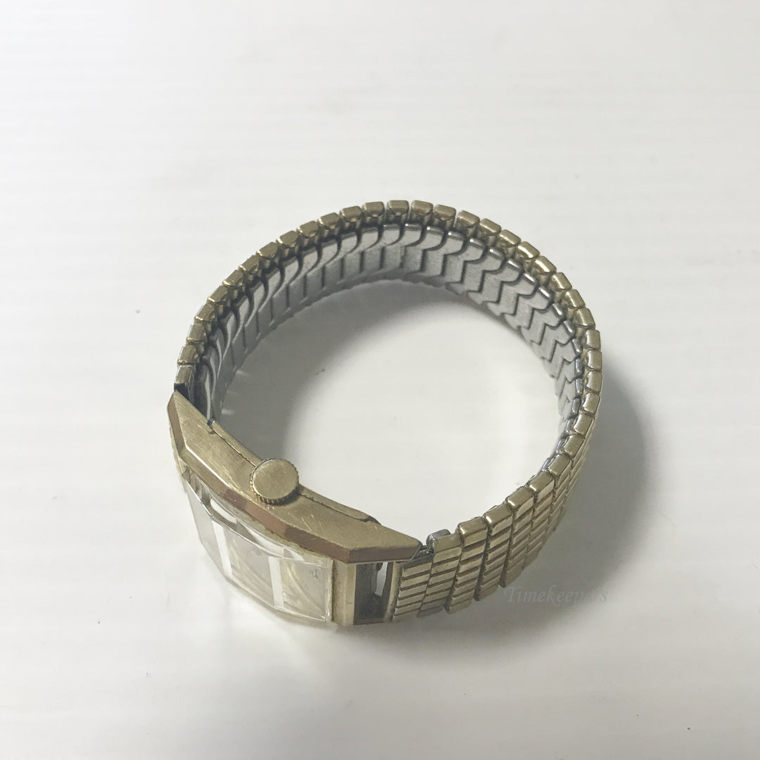 e608 Vintage Elgin De Luxe Gold Tone Hand-Winding 17J Men's Wrist Watch