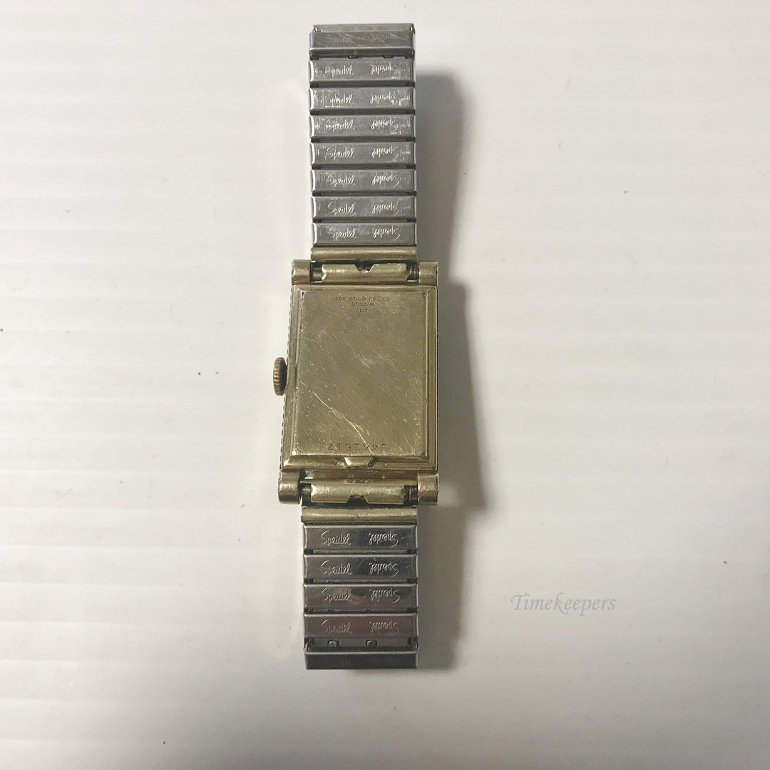 e612 Vintage Bulova USA Gold Tone 21J Hand-Winding Wrist Watch