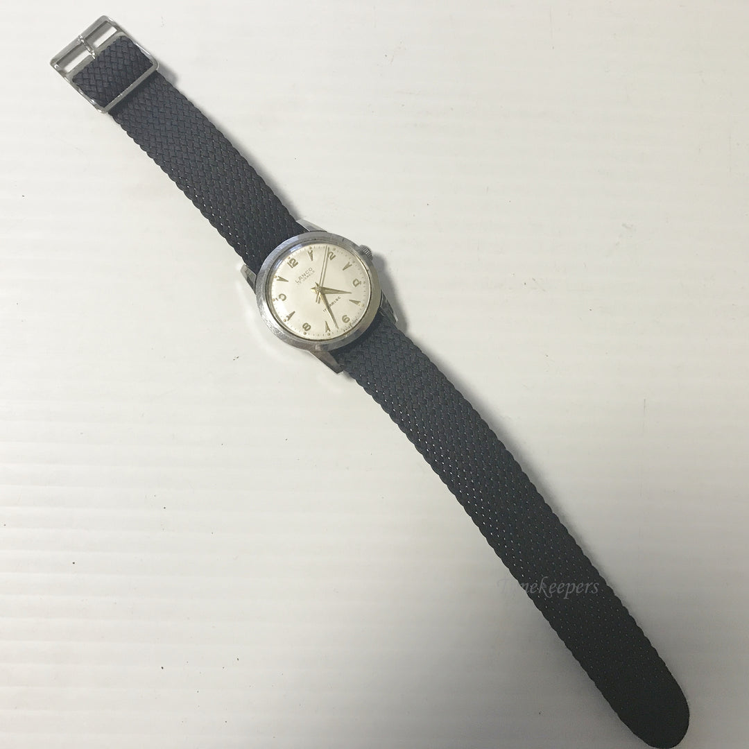 e616 Vintage Lanco Incabloc Swiss Hand-Winding Men's Wrist Watch