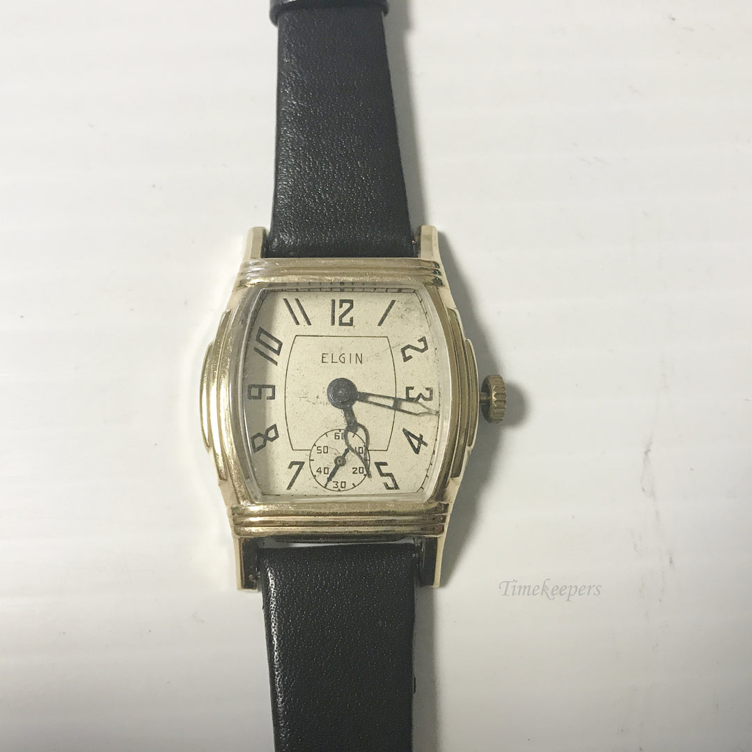 e617 Vintage Authentic Elgin Hand-Winding Men's Wrist Watch