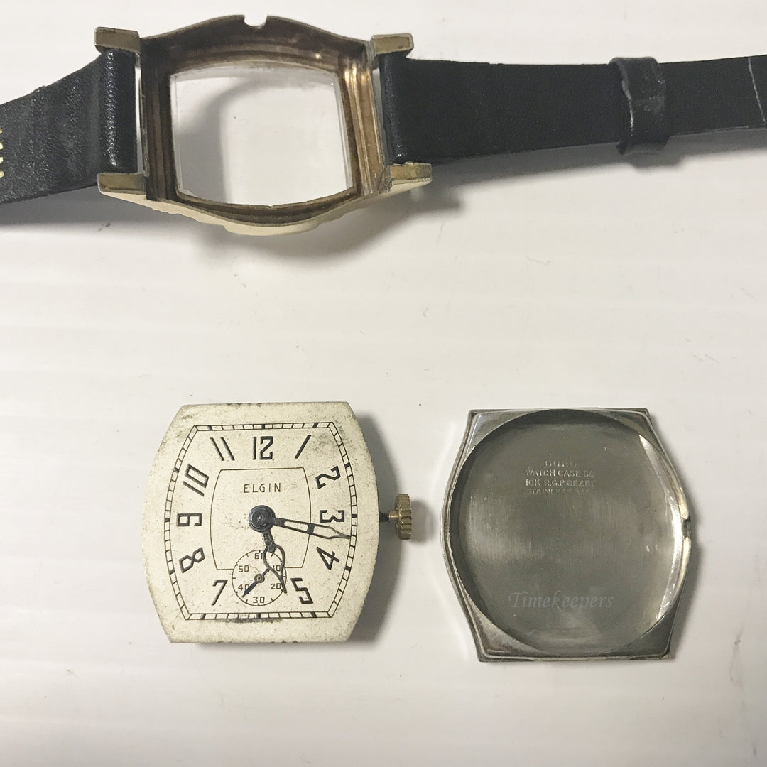 e617 Vintage Authentic Elgin Hand-Winding Men's Wrist Watch