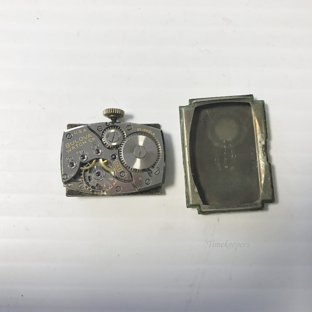 e628 Authentic Bulova 10K Gold Filled Mechanical Men's Wrist Watch