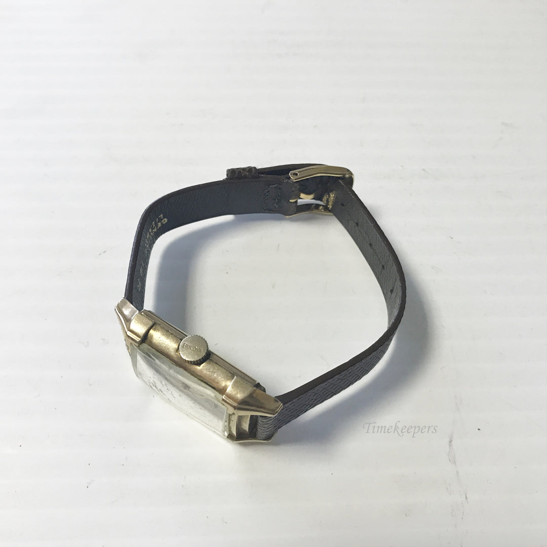 e628 Authentic Bulova 10K Gold Filled Mechanical Men's Wrist Watch