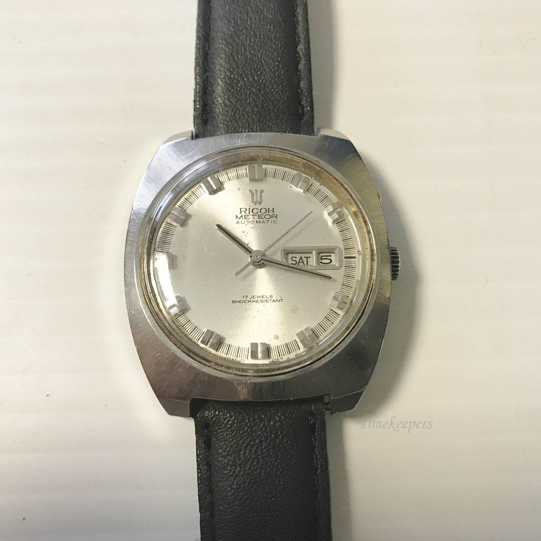 e630 Authentic Ricoh Meteor Automatic All Stainless Steel Men's Wrist Watch