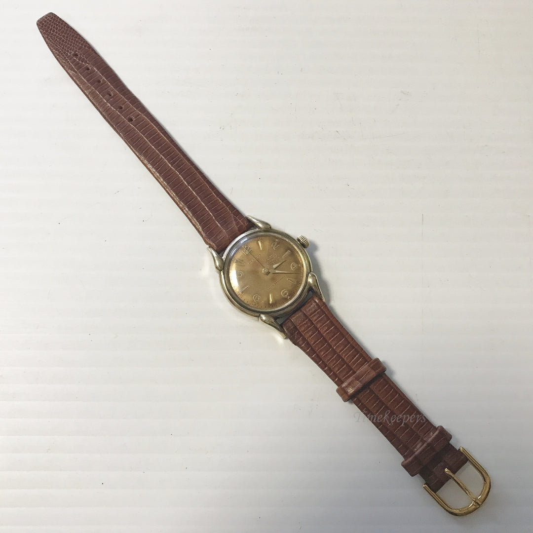 e637 Vintage Benrus 10K RGP Waterproof Stainless Steel Men's Wrist Watch