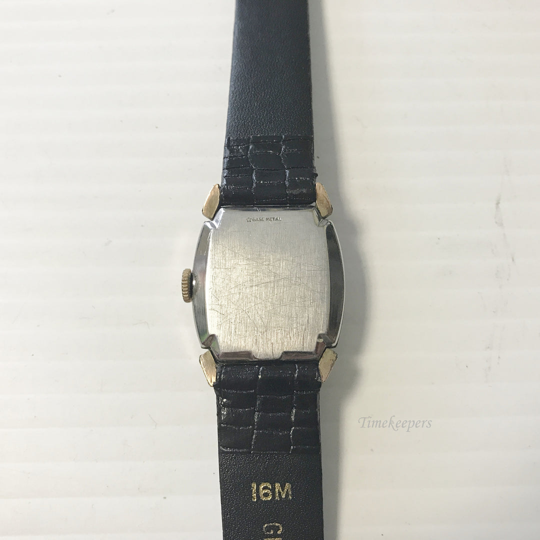 e639 Vintage Helbros Swiss Men's Wrist Watch 10K RGP Stainless Back