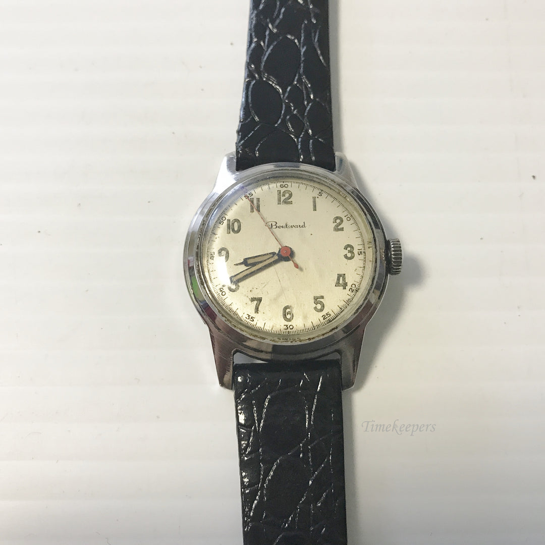 e643 Vintage Boulevard Swiss Mechanical Stainless Steel Men's Wrist Watch