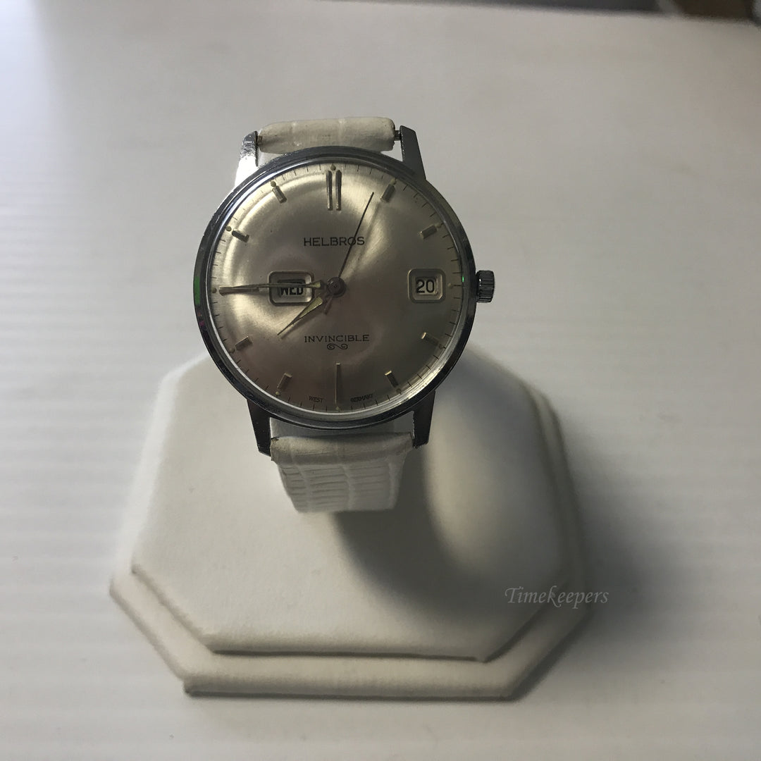 e650 Vintage Helbros Invincible Mechanical West Germany Men's Wrist Watch