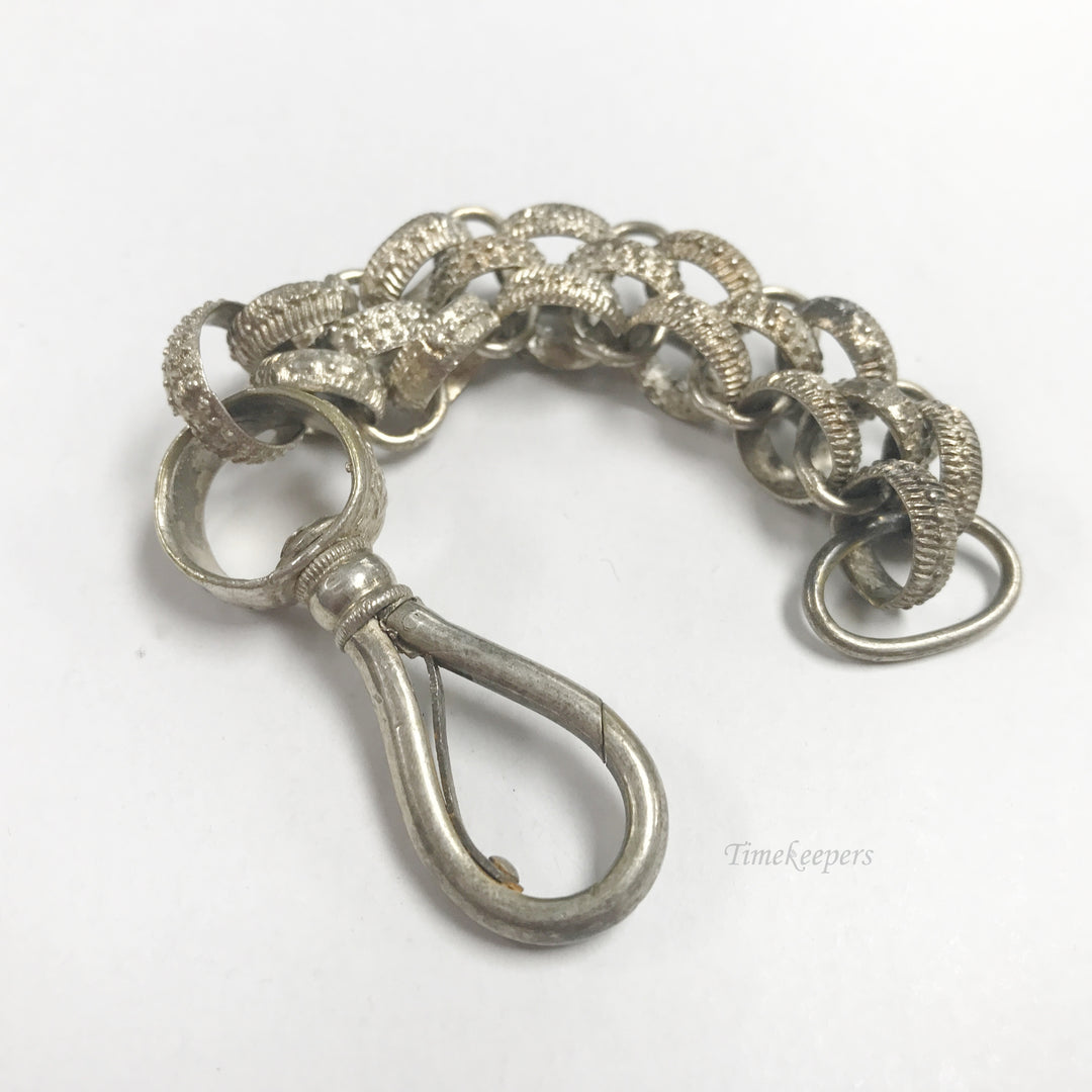 e713 Vintage Gold Filled Pocket Watch Chain with Spring Clasp