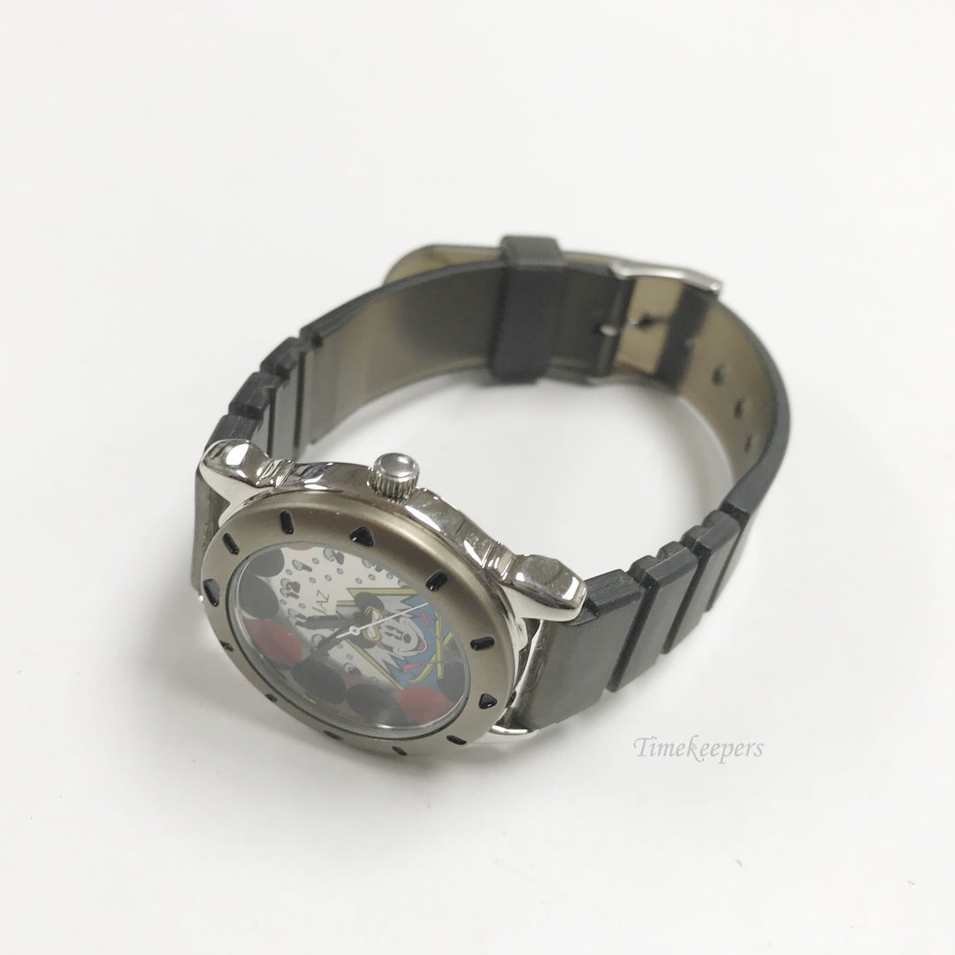 e782 Vintage Disney Mickey Mouse Quartz Japan Mov't Stainless Back Wrist Watch