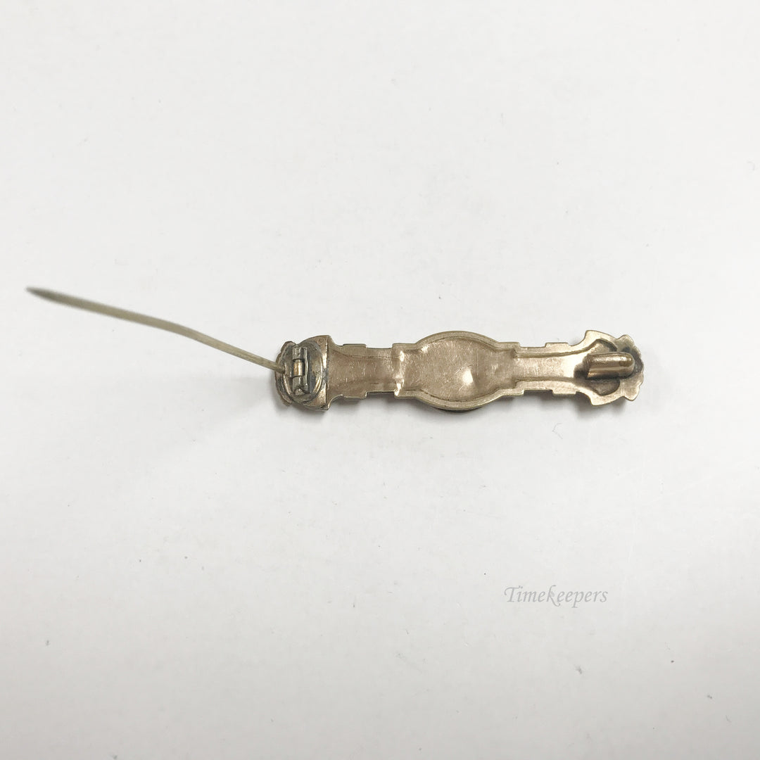e807 Vintage Unique Gold Filled Pin Brooch