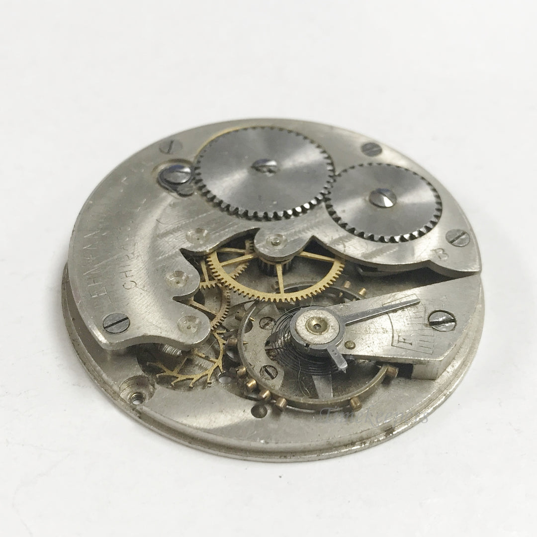e887 Antique Lehmann Pocket Watch Movement for Parts or Repair 43mm