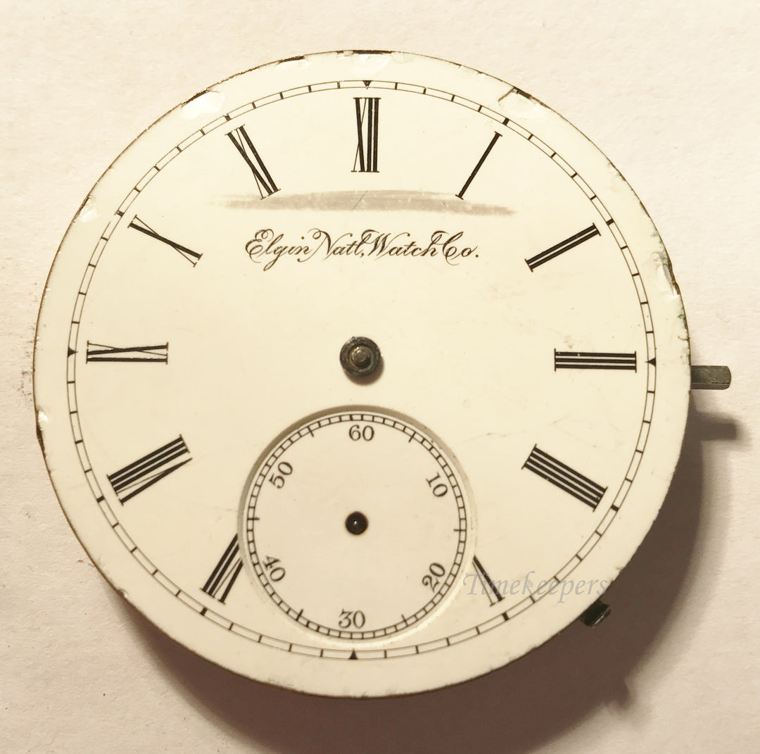 e894 Antique Elgin Watch Movement for Parts or Repair