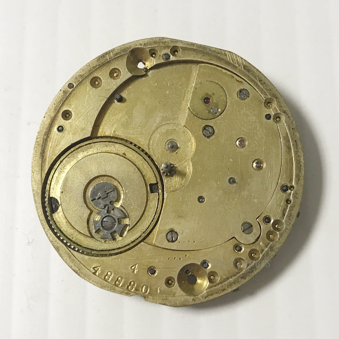 e897 Antique Misc. Watch Movement for Parts or Repair 10S