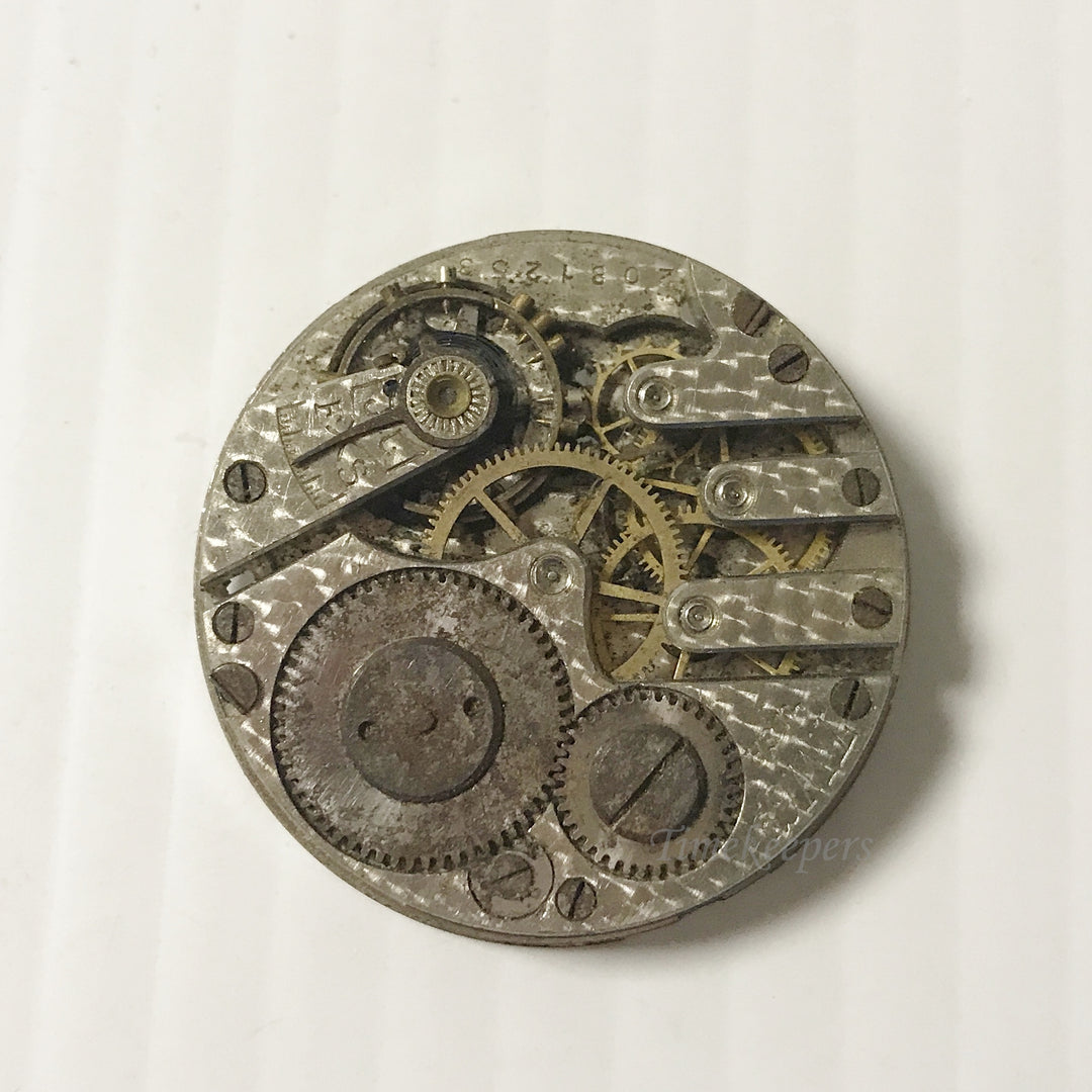 e898 Antique TWG Complete Watch Movement for Parts or Repair 12S