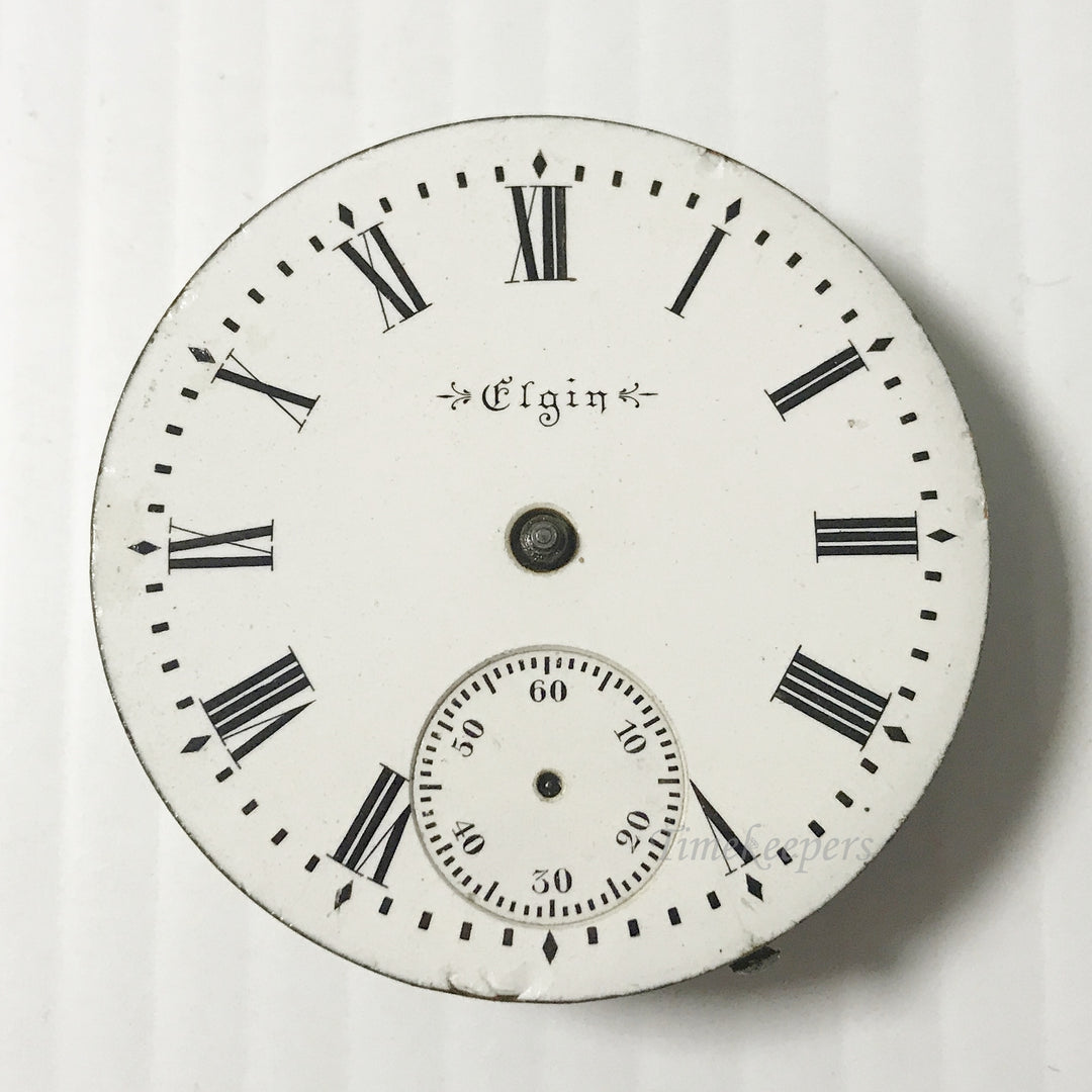 e899 Antique Complete Watch Movement for Parts or Repair with Good Dial 18S