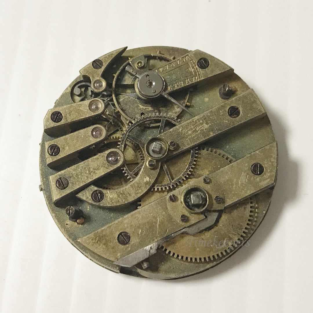 e903 Antique Jules Mathey Complete Watch Movement for Parts or Repair